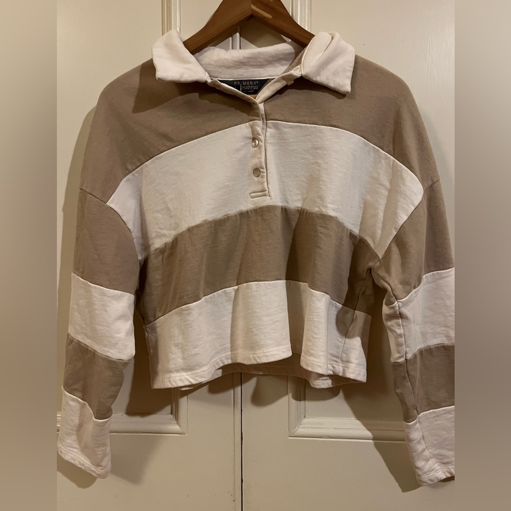 Primark Cropped Colored Sweater Large